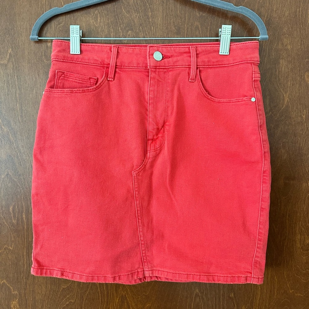 Sanctuary Denim Rio Mini Skirt Red